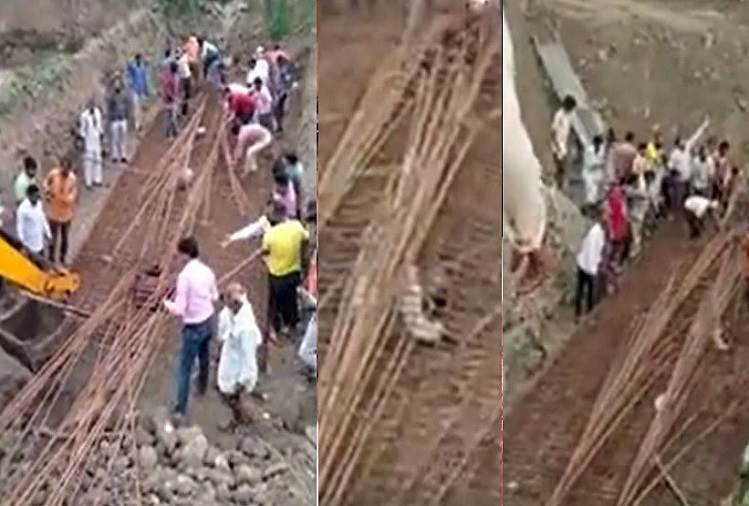 बिहार में निर्माणाधीन पुल का हिस्सा गिरा, श्रमिक की मौत